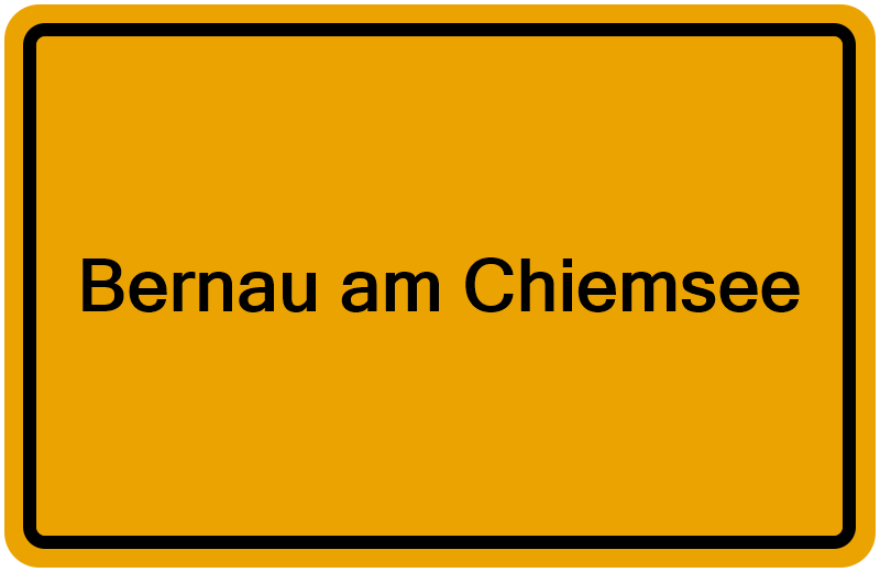 Handelsregister Bernau am Chiemsee